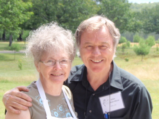 2015. En compagnie d'un ami-peintre Gilles Jean-Marie. Symposium du Domaine St-Bernard, Mt-Tremblant.