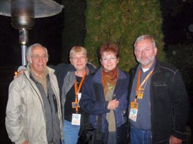 2009 Baie-St-Paul ''Rêves d'automne'' Visite des Bretons invités dont Francine et Jo Marc en notre compagnie Jean-Guy et moi.